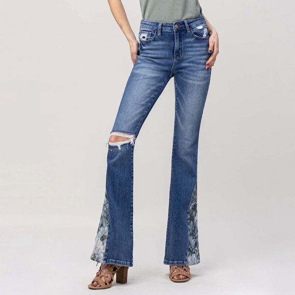 Vervet High Rise Stretch Flare Jeans - Picture 5 of 12